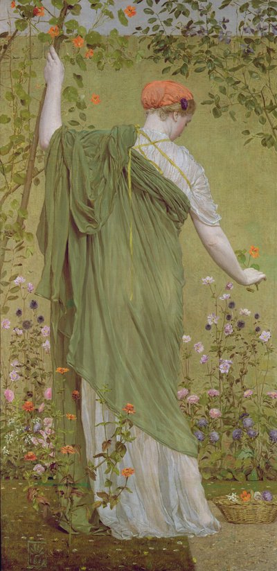 Ein Garten, 1869 von Albert Joseph Moore